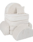 Medium Plus Modular Kids Sofa in Churros White