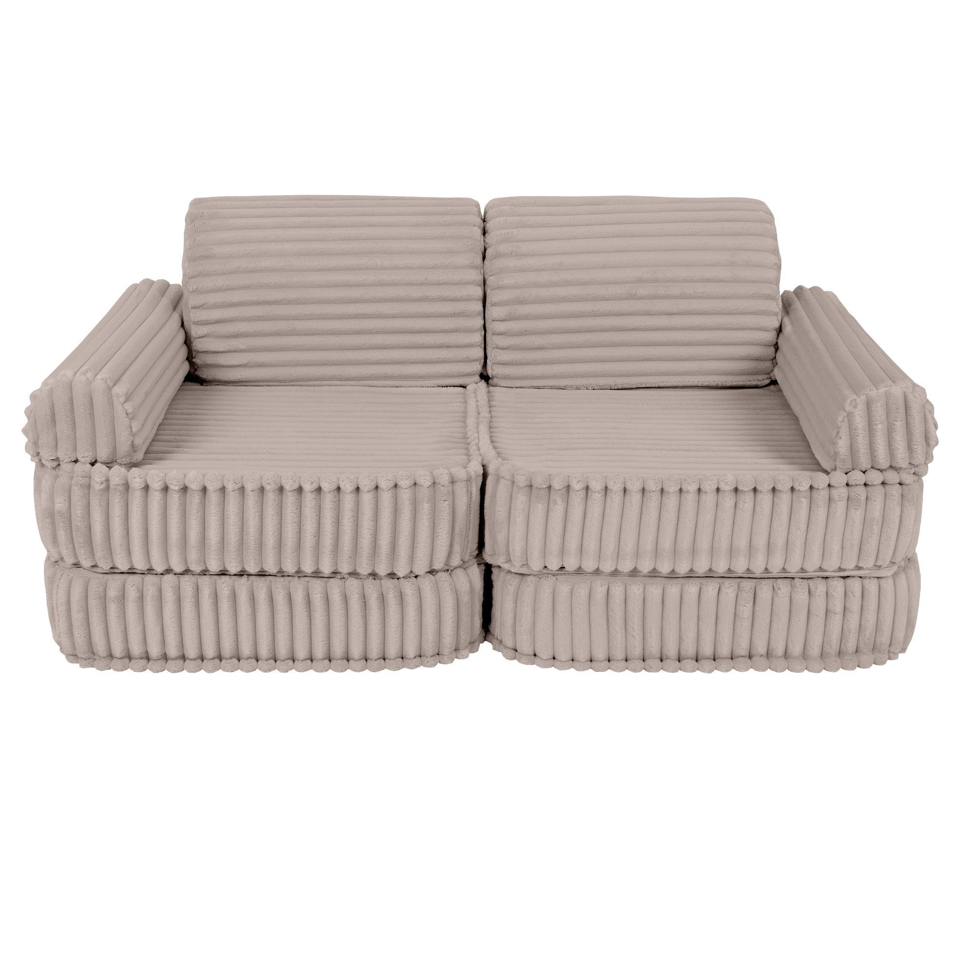 Medium Modular Sofa for Kids in Churros Beige