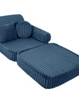 Medium Modular Kids Sofa in Churros Blue