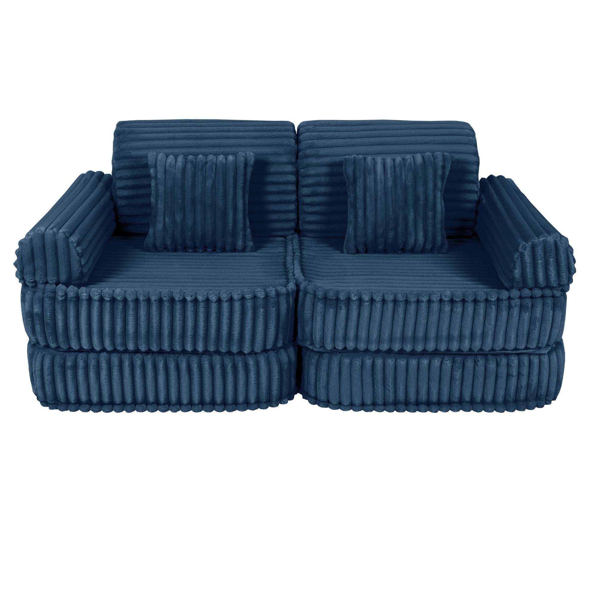 Medium Modular Kids Sofa in Churros Blue