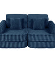 Medium Modular Kids Sofa in Churros Blue