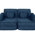 Medium Modular Kids Sofa in Churros Blue