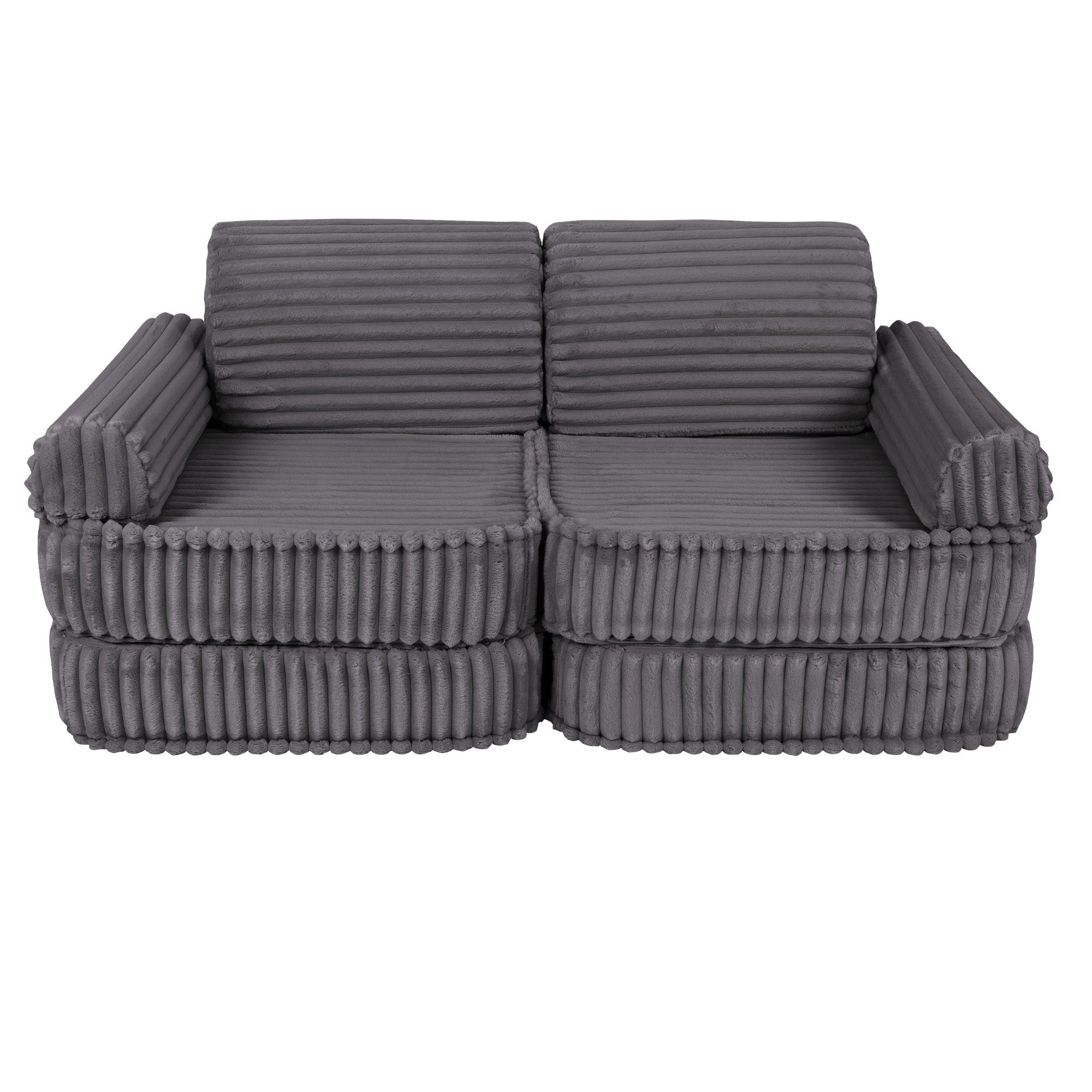 Medium Modular Sofa for Children Jurassic Grey