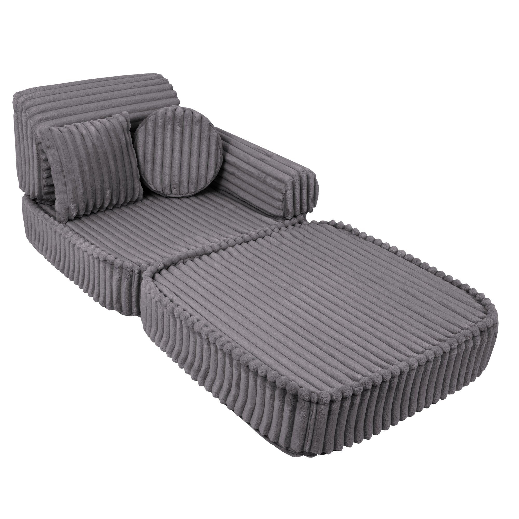 Medium Modular Sofa for Children Jurassic Grey