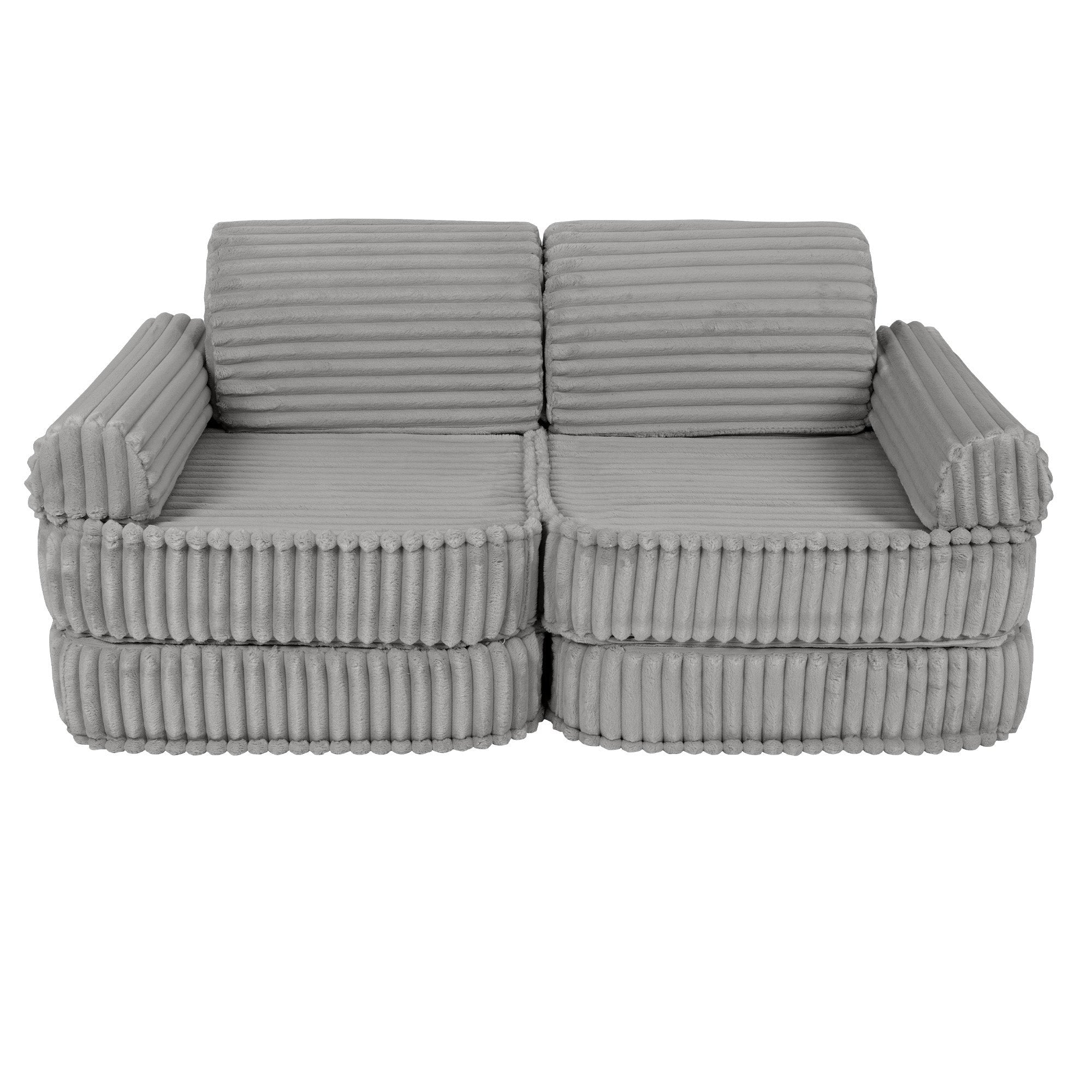 Medium Modular Sofa for Kids in Moon Grey
