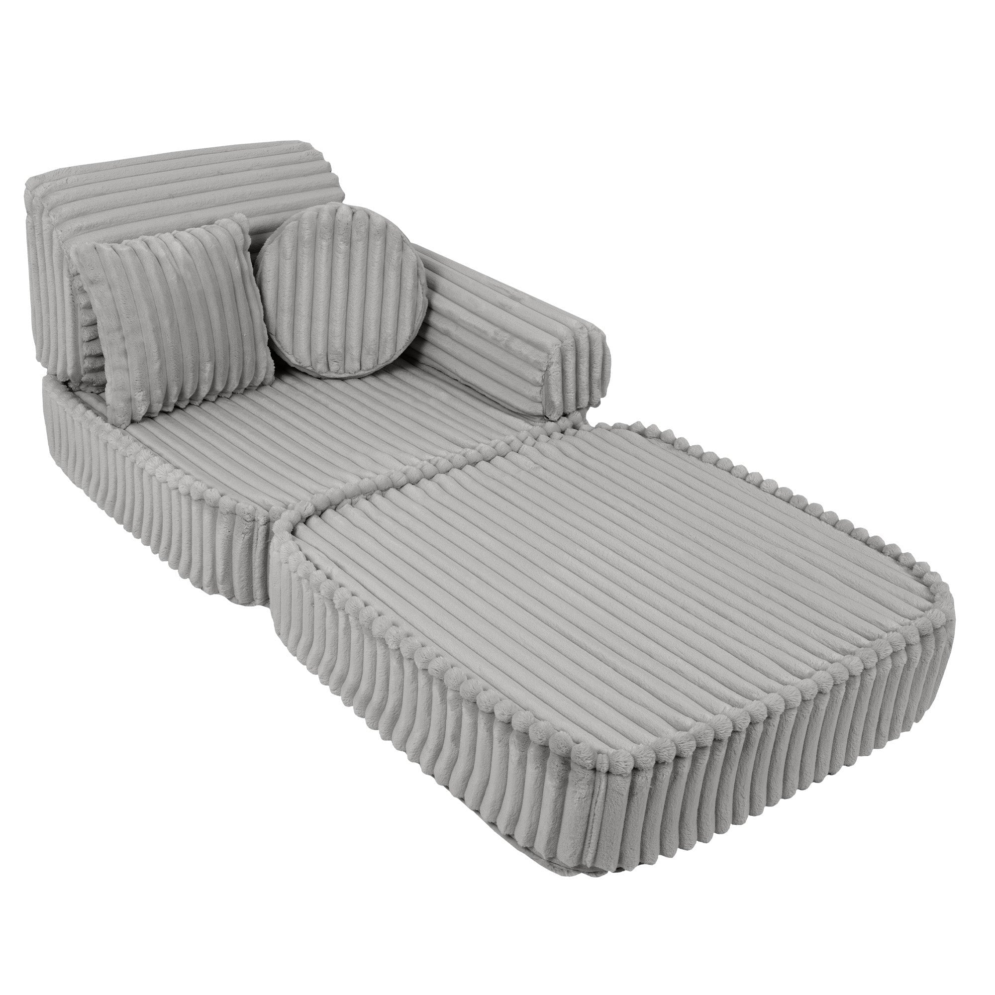 Medium Modular Sofa for Kids in Moon Grey