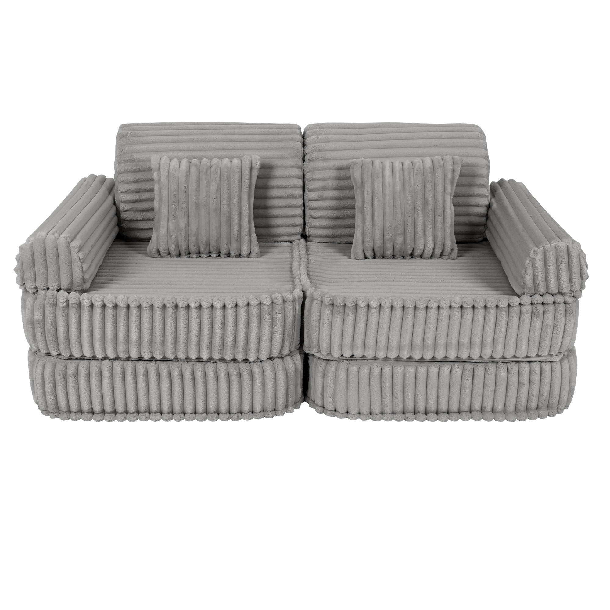 Medium Modular Sofa for Kids in Moon Grey
