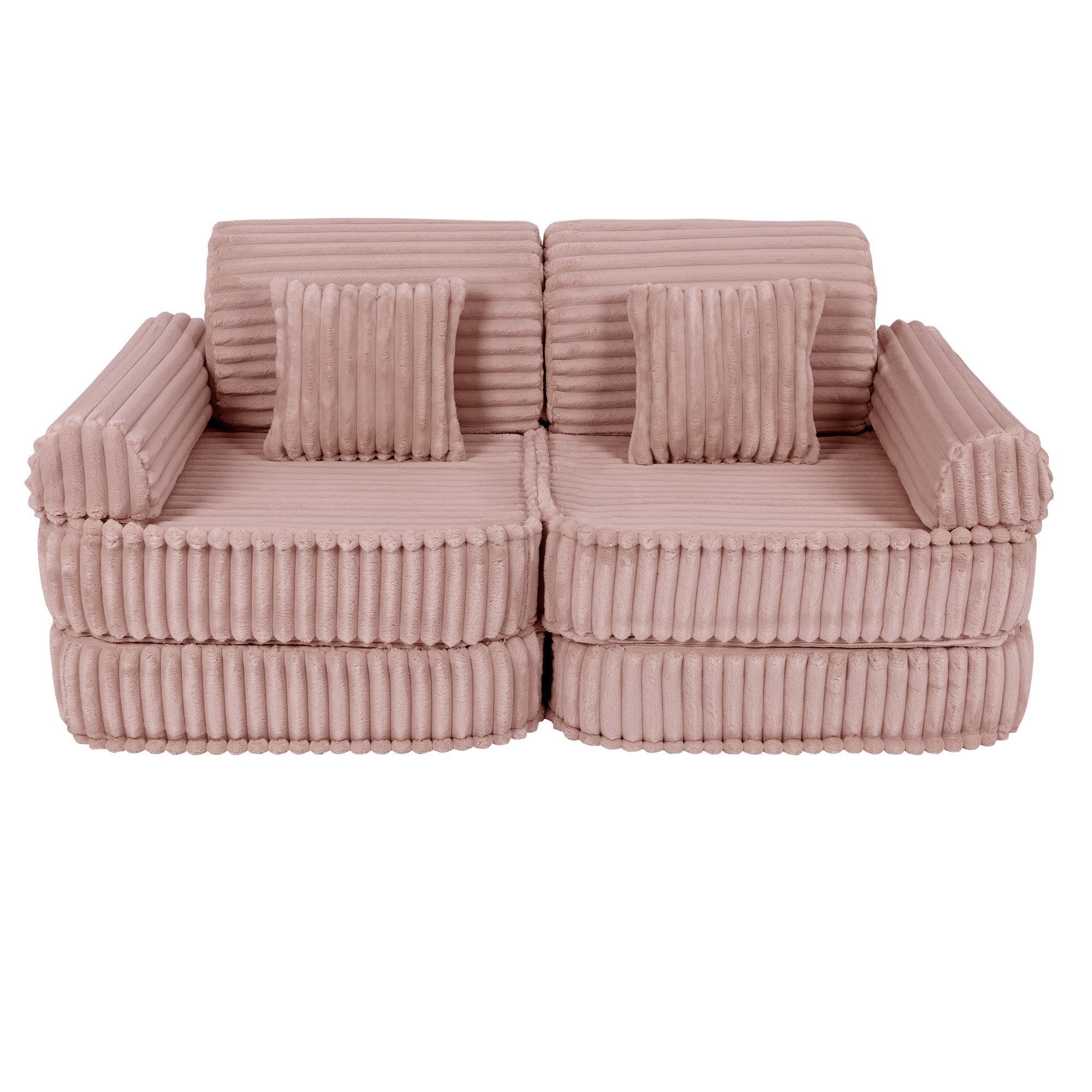 Medium Modular Sofa for Kids in Churros Pink