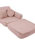 Medium Modular Sofa for Kids in Churros Pink