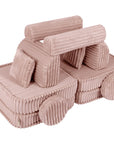 Medium Modular Sofa for Kids in Churros Pink