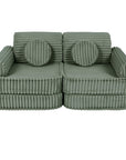 Medium Modular Sofa for Kids Sage Green