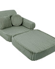 Medium Modular Sofa for Kids - Churros Sage Green