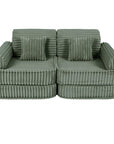Medium Modular Sofa for Kids Sage Green