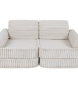 Medium Modular Sofa for Kids in Churros White