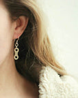 Bike Chain Earrings in 3 Colours