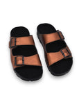 Bronze Leather Sandals for Women Comfortable and Stylish