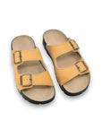 Yellow Leather Sandals for Summer Comfort