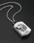 Pet Cremation Ashes Necklace – Personalised Photo Urn Pendant