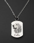 Pet Cremation Ashes Necklace – Personalised Photo Urn Pendant