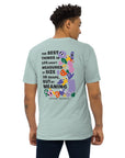 GUSTATORY Originals Shapes & Sizes Heavy Cotton Embroidered T-Shirt