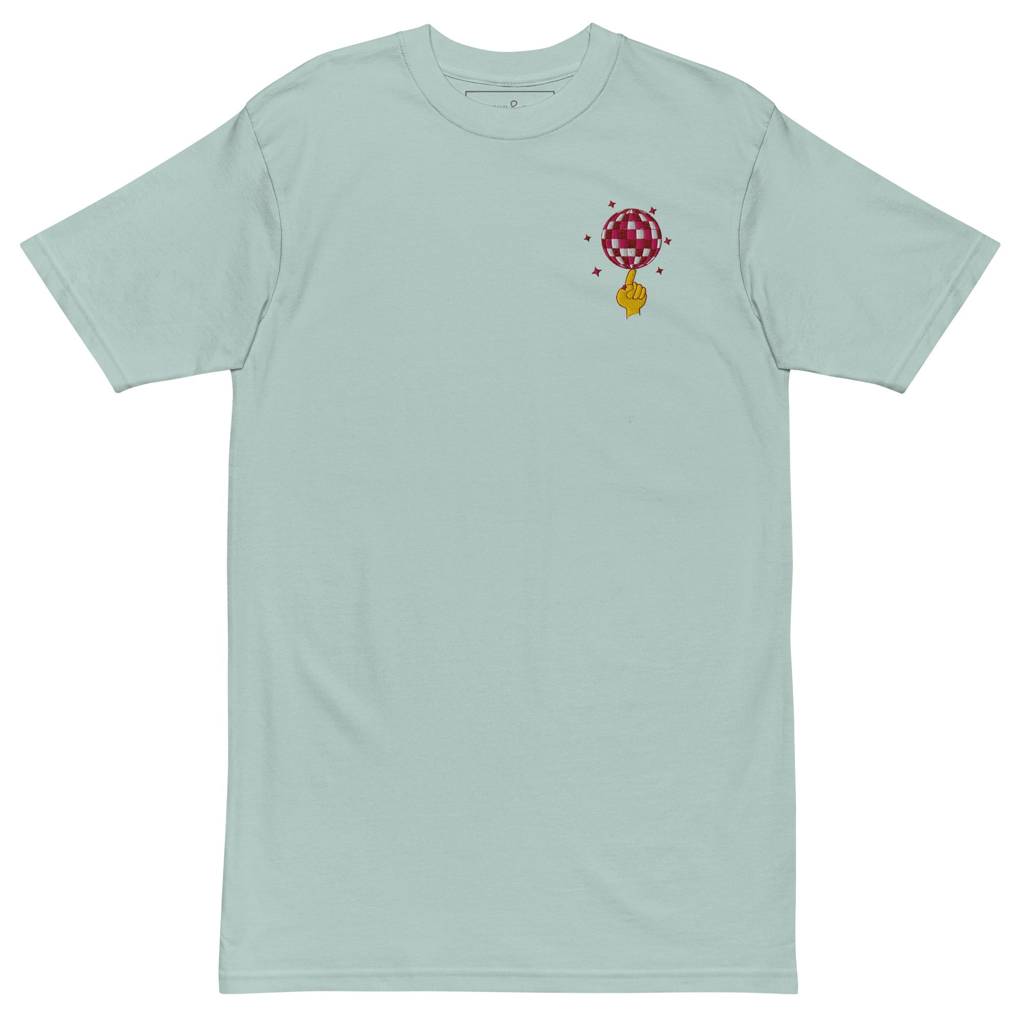 Acceptable At The Time DISCO! Cotton Embroidered Oversized T-Shirt