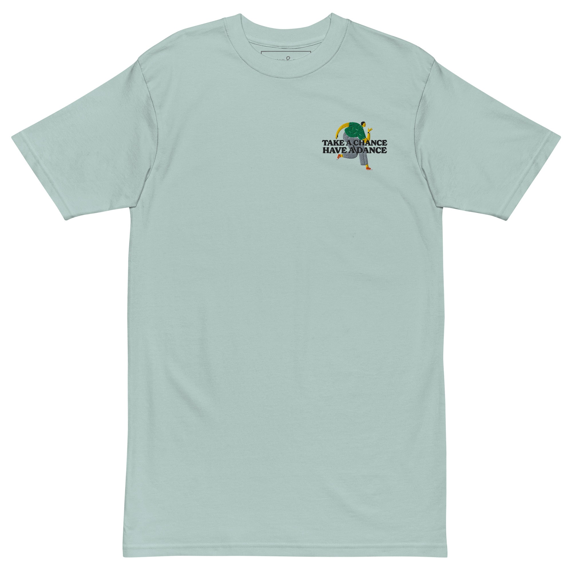 Take A Chance Have A Dance DISCO! Oversized Cotton Embroidered T-Shirt