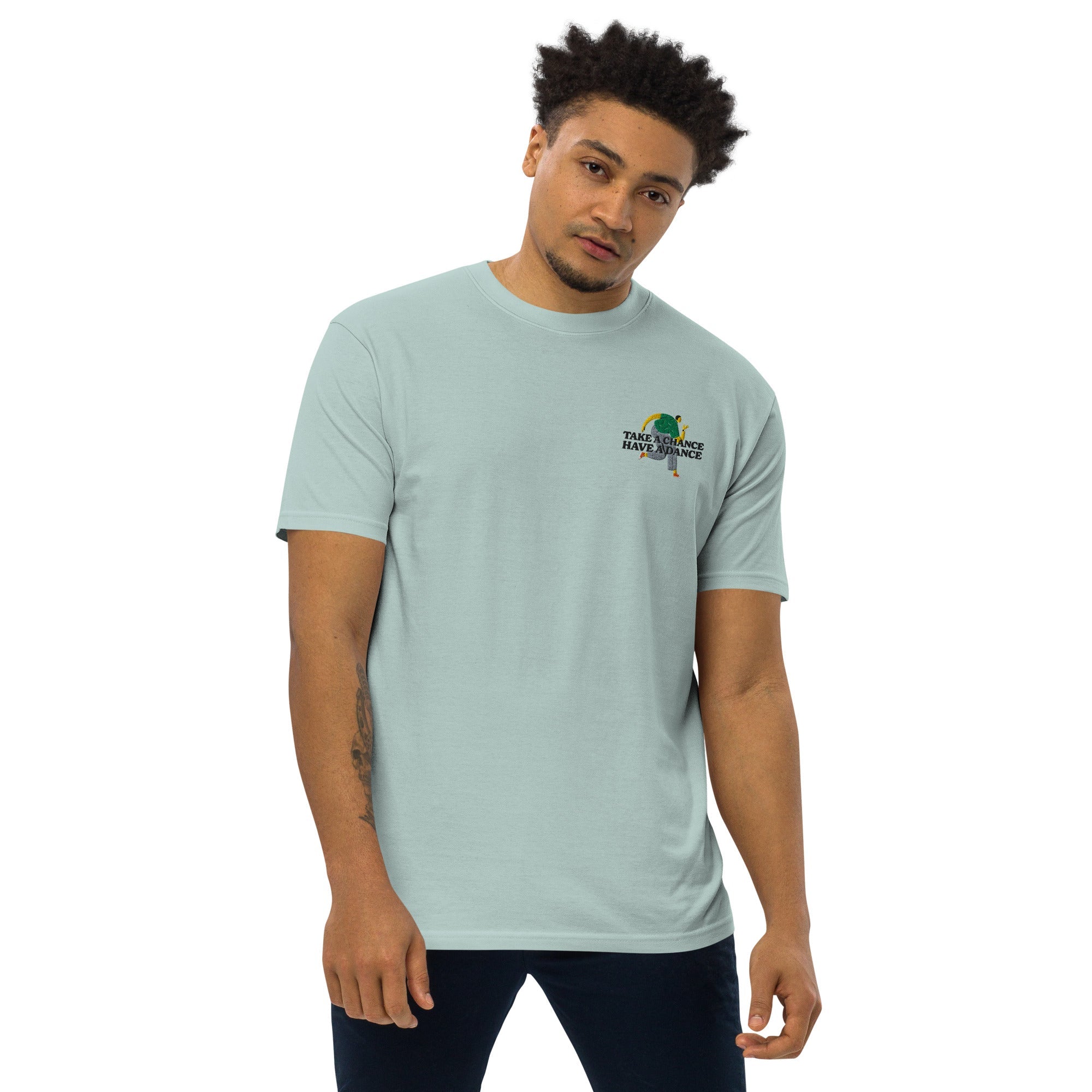 Take A Chance Have A Dance DISCO! Oversized Cotton Embroidered T-Shirt