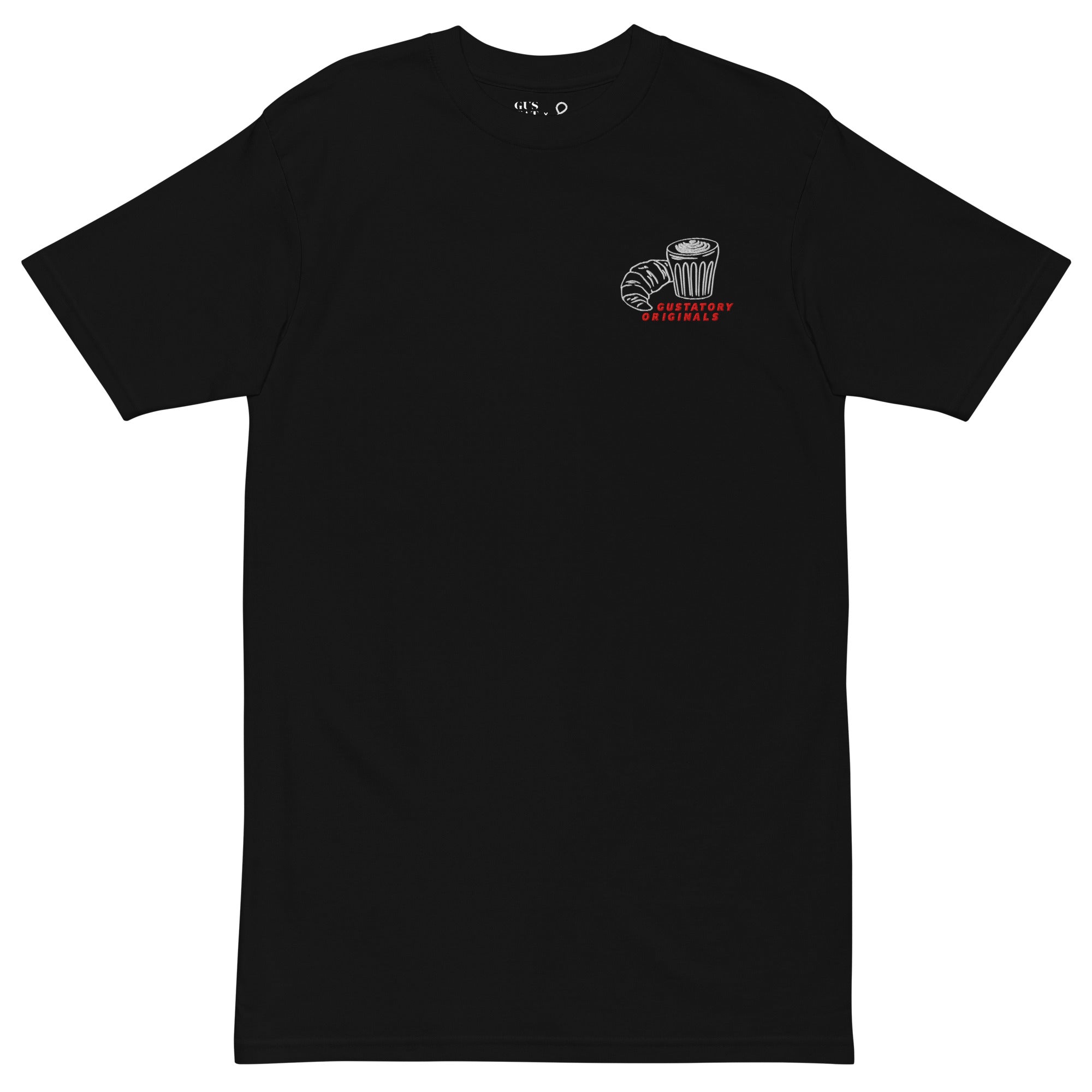 GUSTATORY Originals Postcards From Sunday Heavy Cotton Embroidered T-Shirt