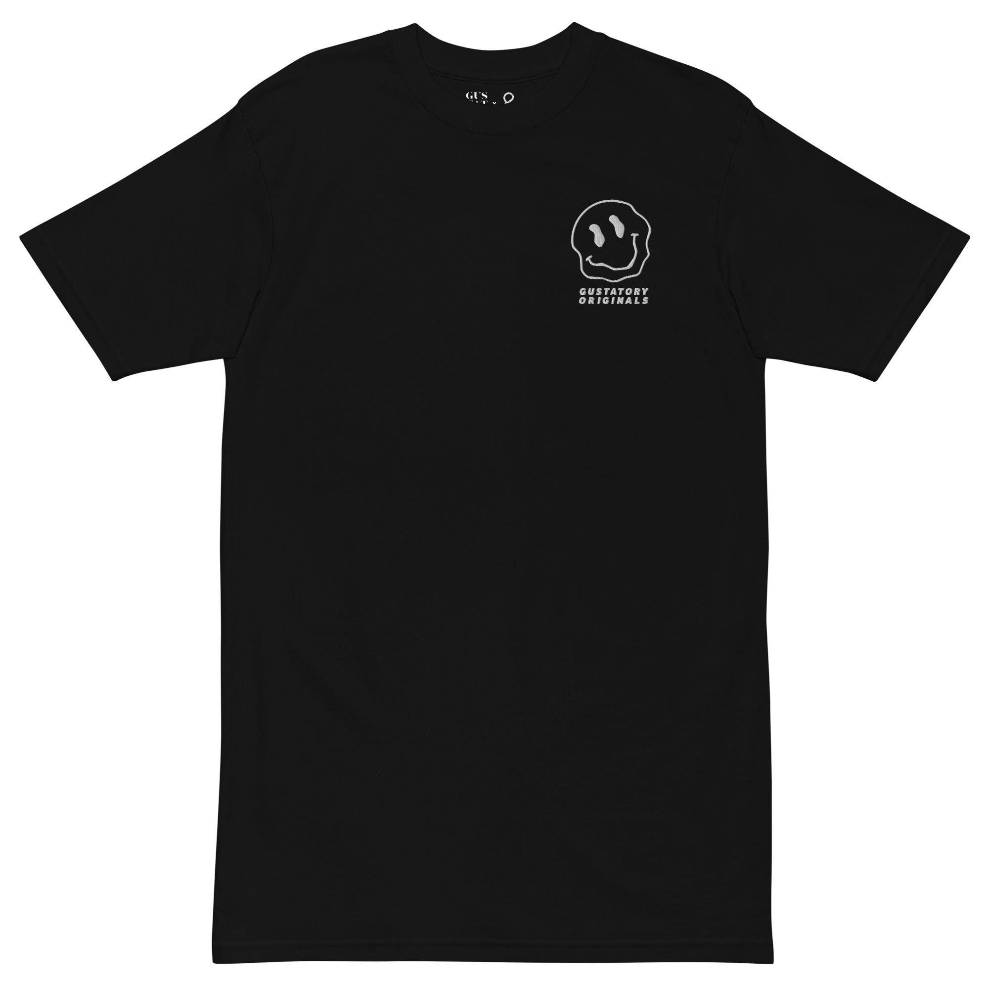 GUSTATORY Originals Have A Nice Day Heavy Cotton Embroidered T-Shirt