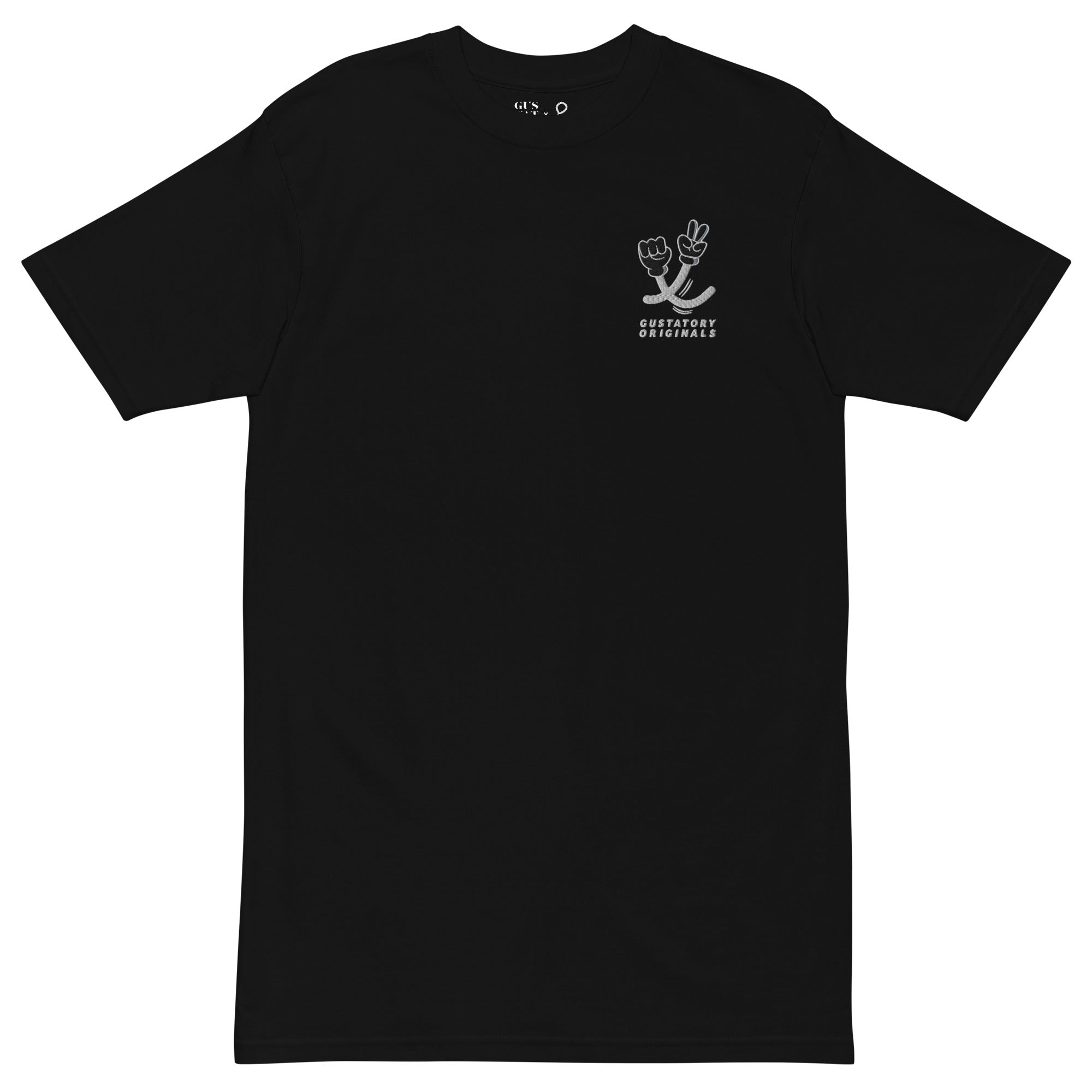 GUSTATORY Originals Sustainability Crisis Heavy Cotton Embroidered T-Shirt