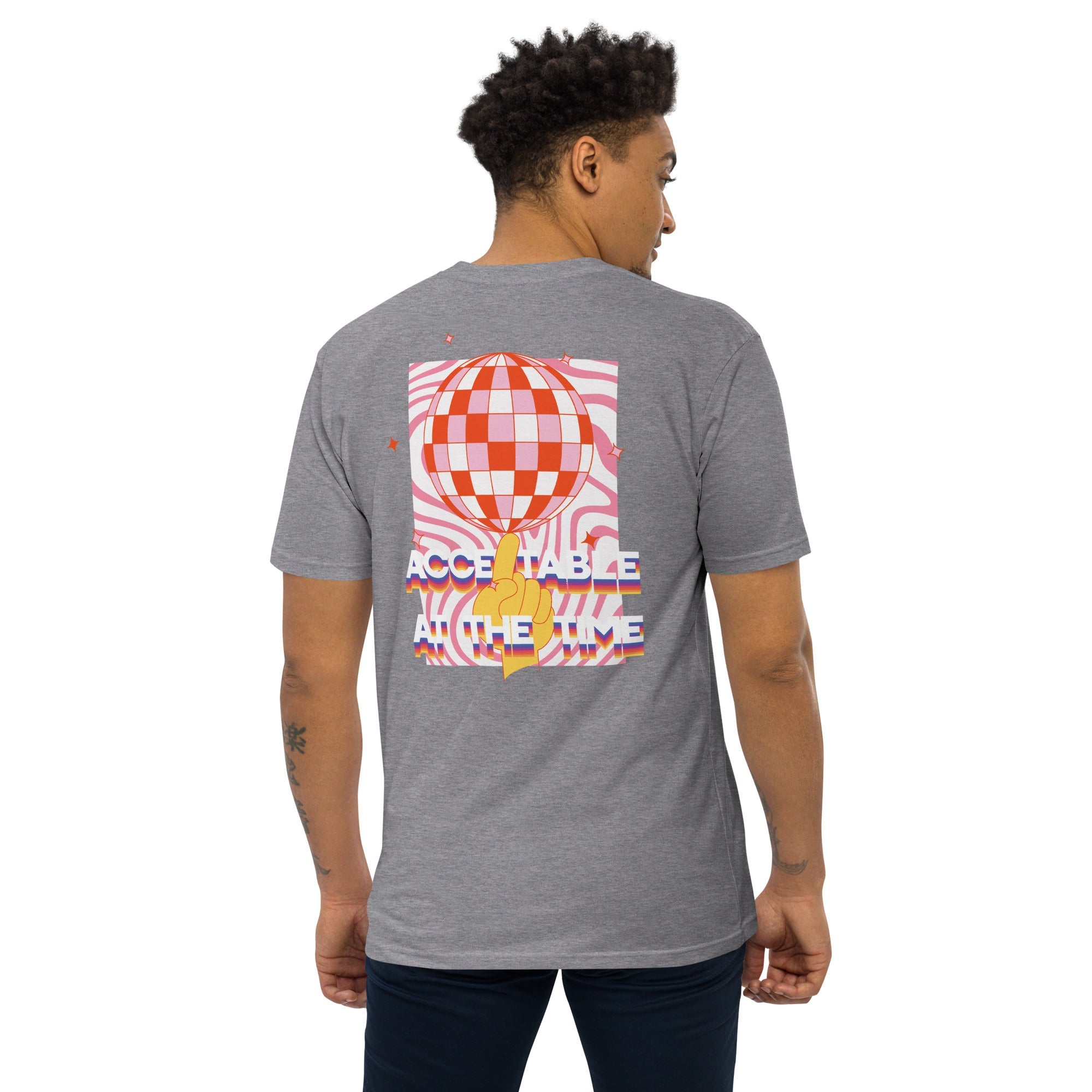 Acceptable At The Time DISCO! Cotton Embroidered Oversized T-Shirt