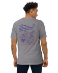 GUSTATORY Originals Postcards From Sunday Heavy Cotton Embroidered T-Shirt