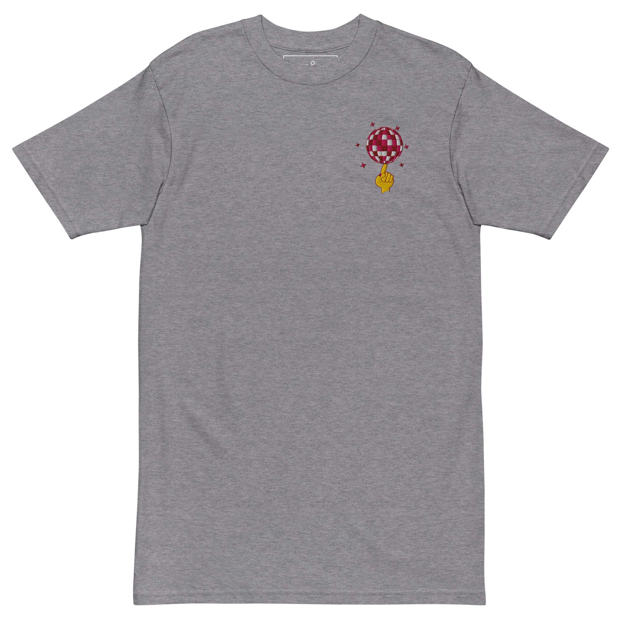 Acceptable At The Time DISCO! Cotton Embroidered Oversized T-Shirt