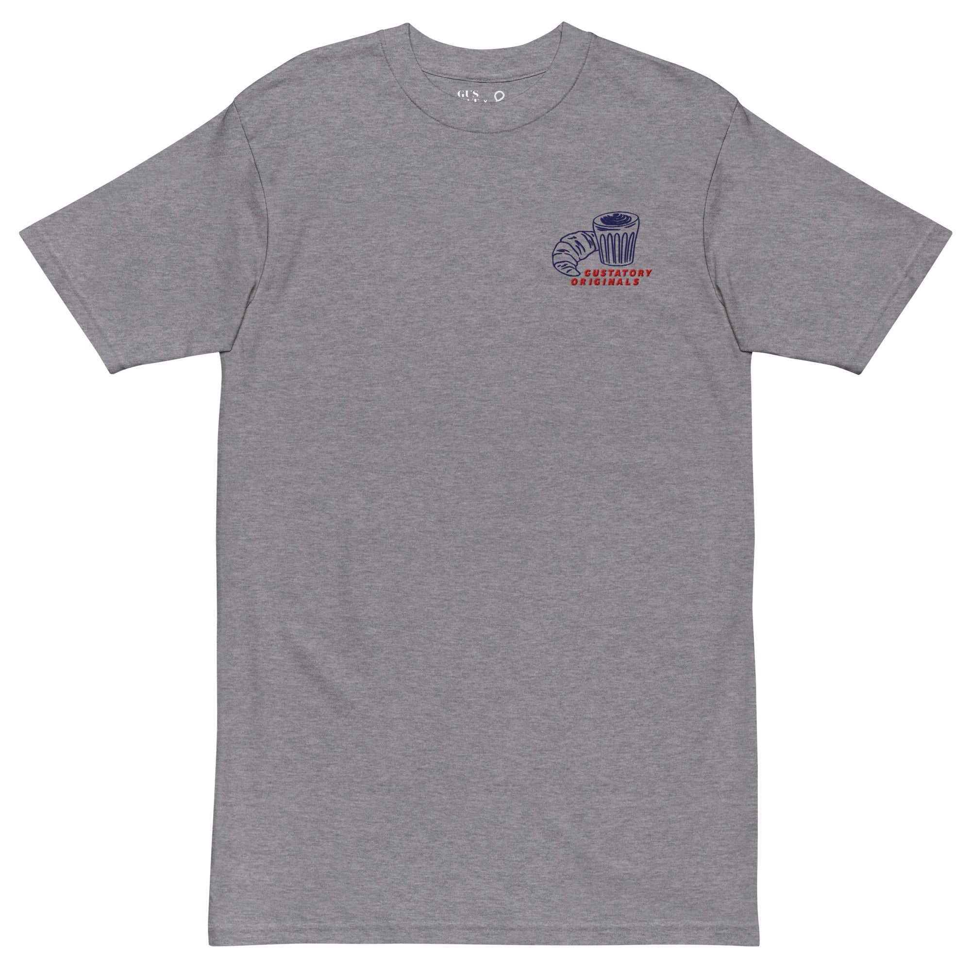 GUSTATORY Originals Postcards From Sunday Heavy Cotton Embroidered T-Shirt