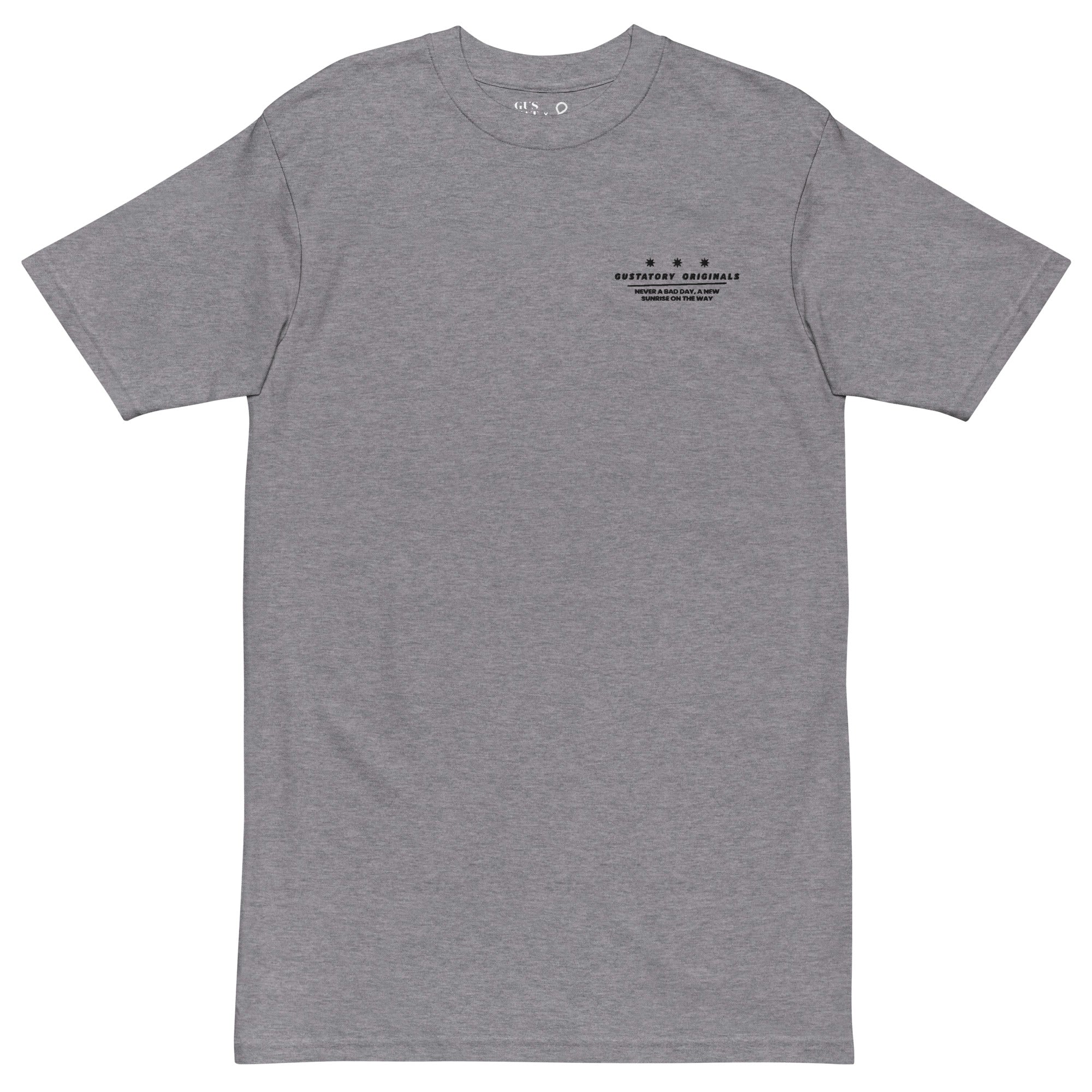 GUSTATORY Originals Good Taste... Heavy Cotton Embroidered T-Shirt