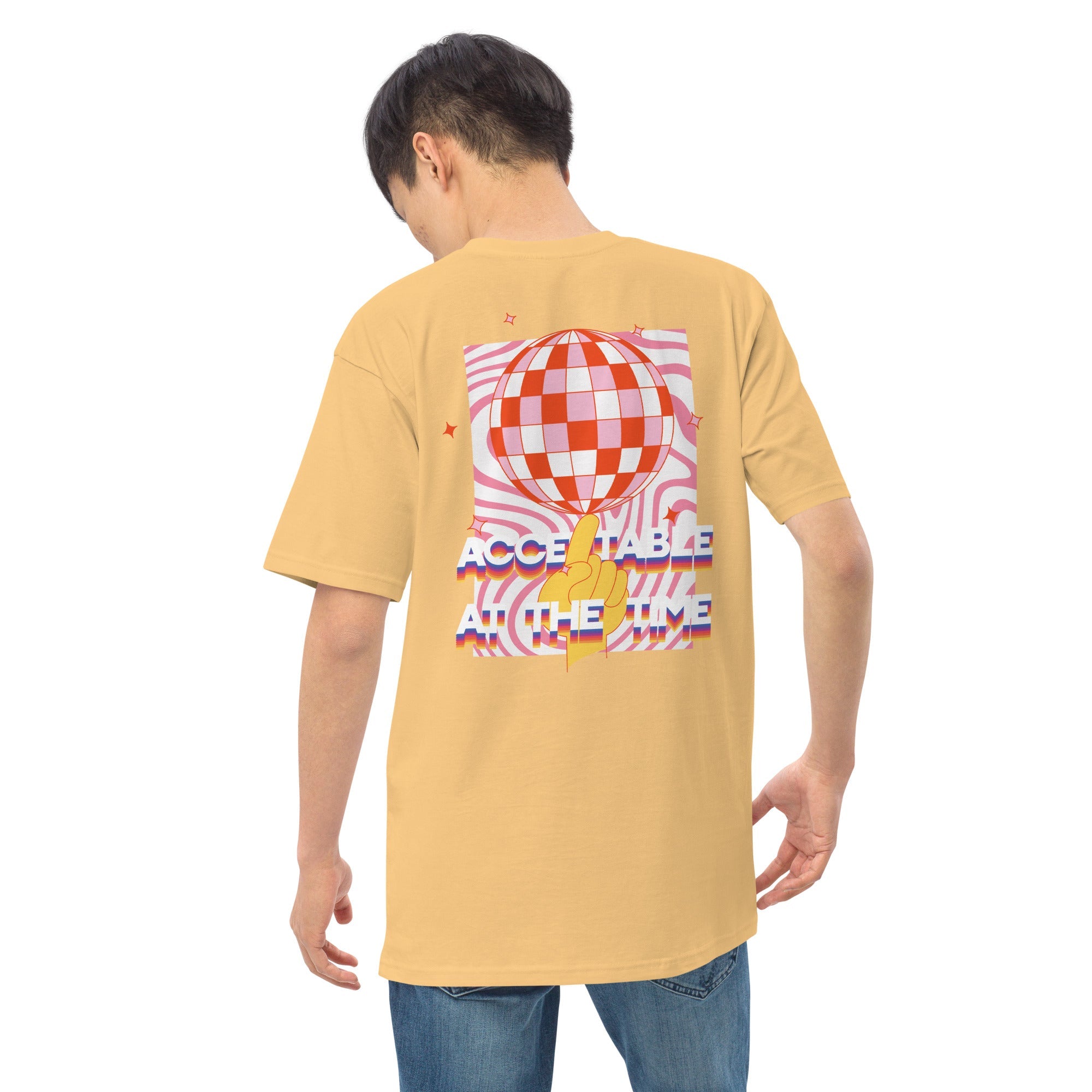 Acceptable At The Time DISCO! Cotton Embroidered Oversized T-Shirt