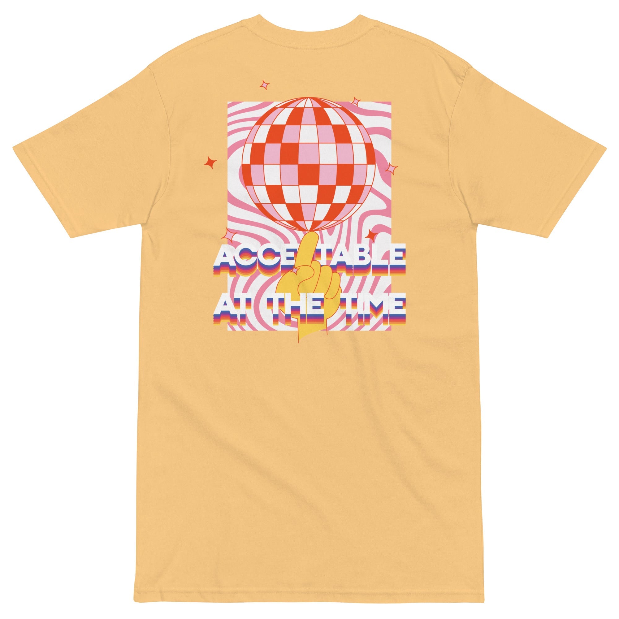 Acceptable At The Time DISCO! Cotton Embroidered Oversized T-Shirt