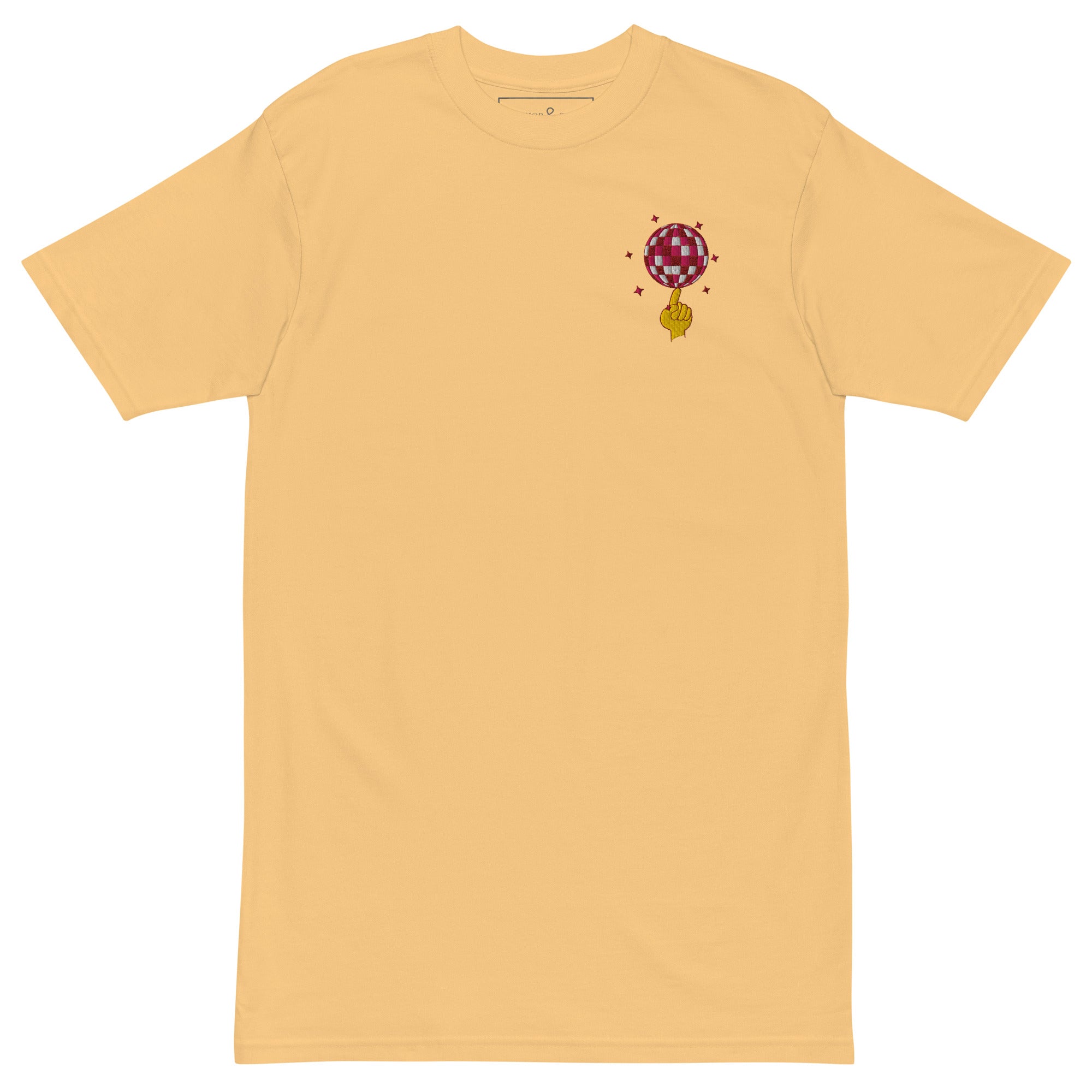 Acceptable At The Time DISCO! Cotton Embroidered Oversized T-Shirt