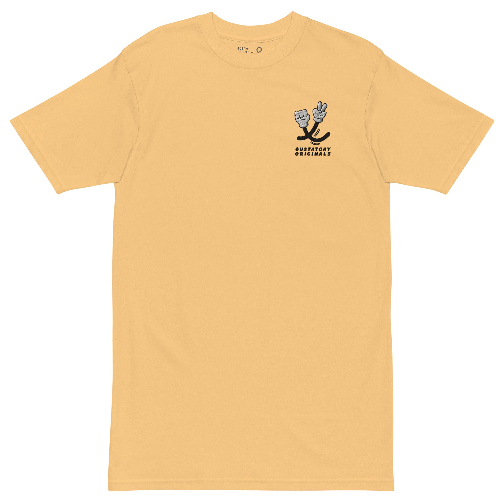 GUSTATORY Originals Sustainability Crisis Heavy Cotton Embroidered T-Shirt
