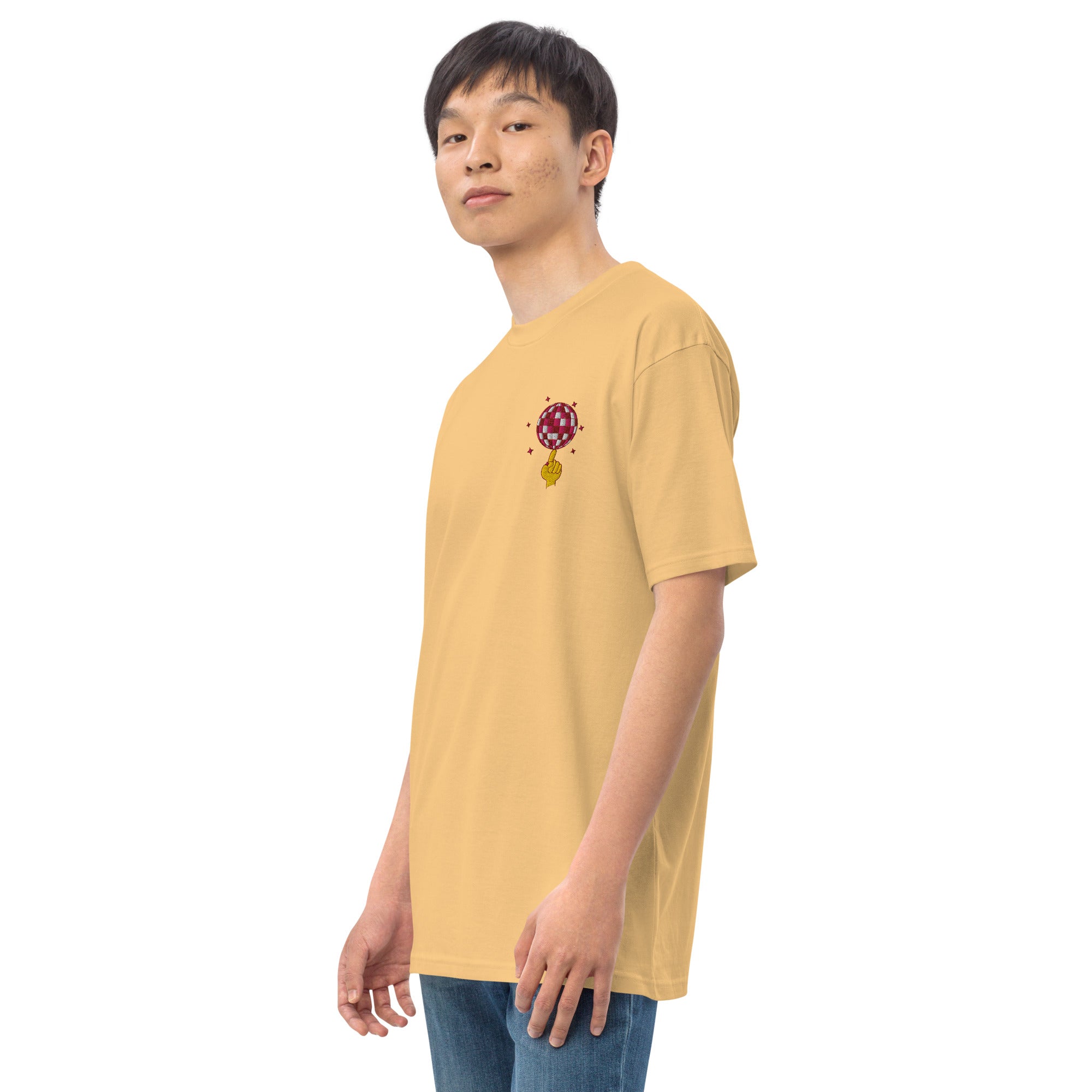 Acceptable At The Time DISCO! Cotton Embroidered Oversized T-Shirt