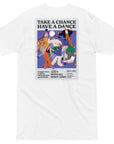 Take A Chance Have A Dance DISCO! Oversized Cotton Embroidered T-Shirt