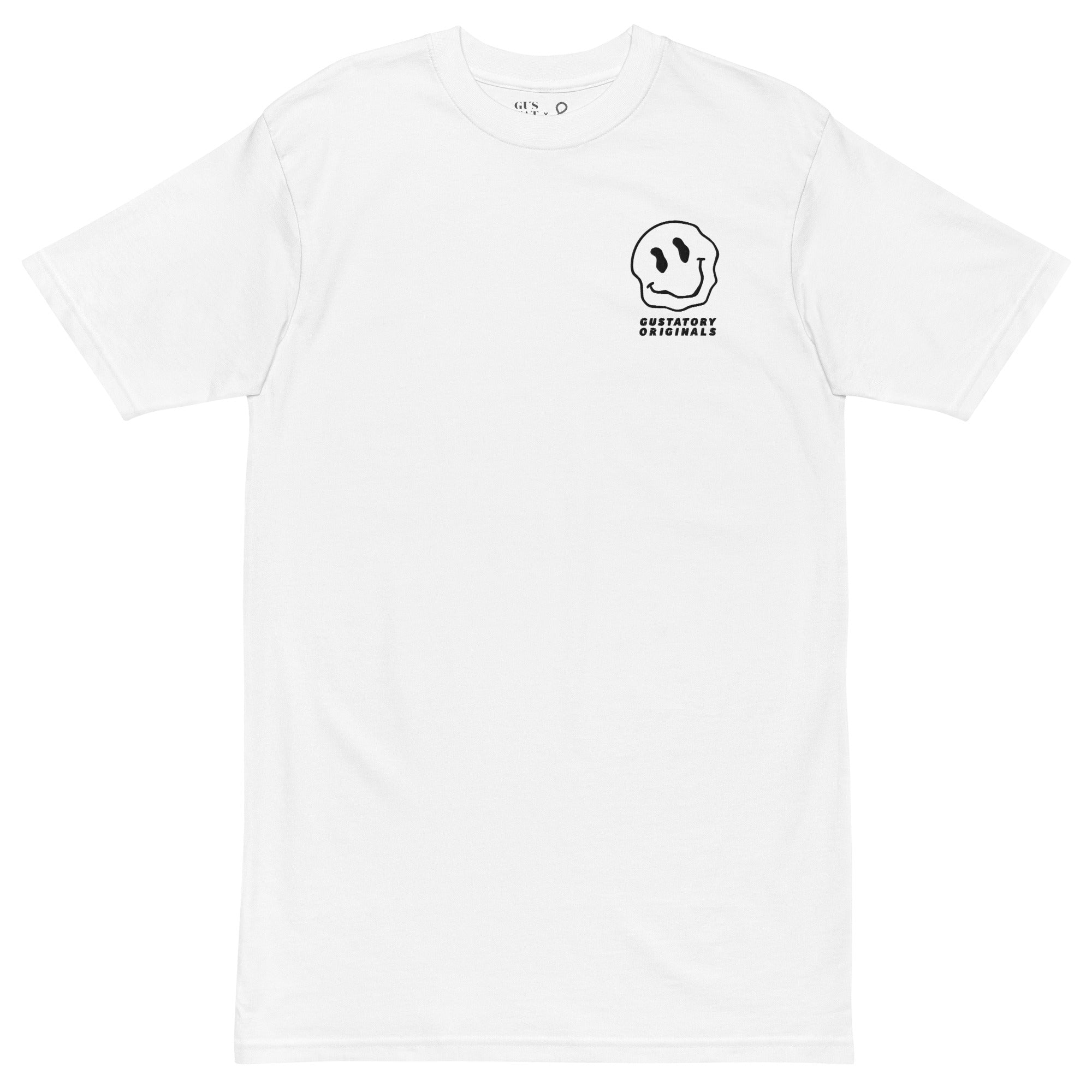 GUSTATORY Originals Have A Nice Day Heavy Cotton Embroidered T-Shirt