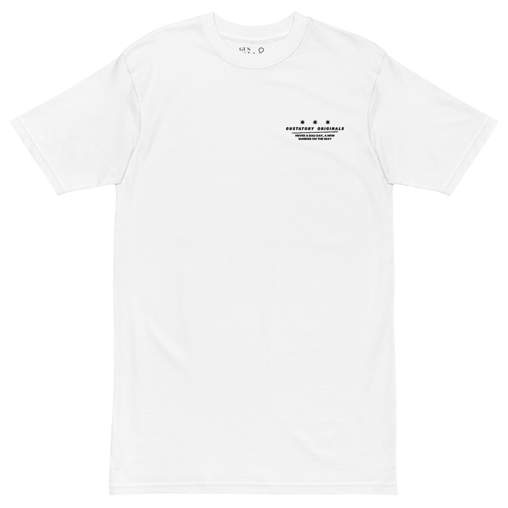 GUSTATORY Originals Good Taste... Heavy Cotton Embroidered T-Shirt