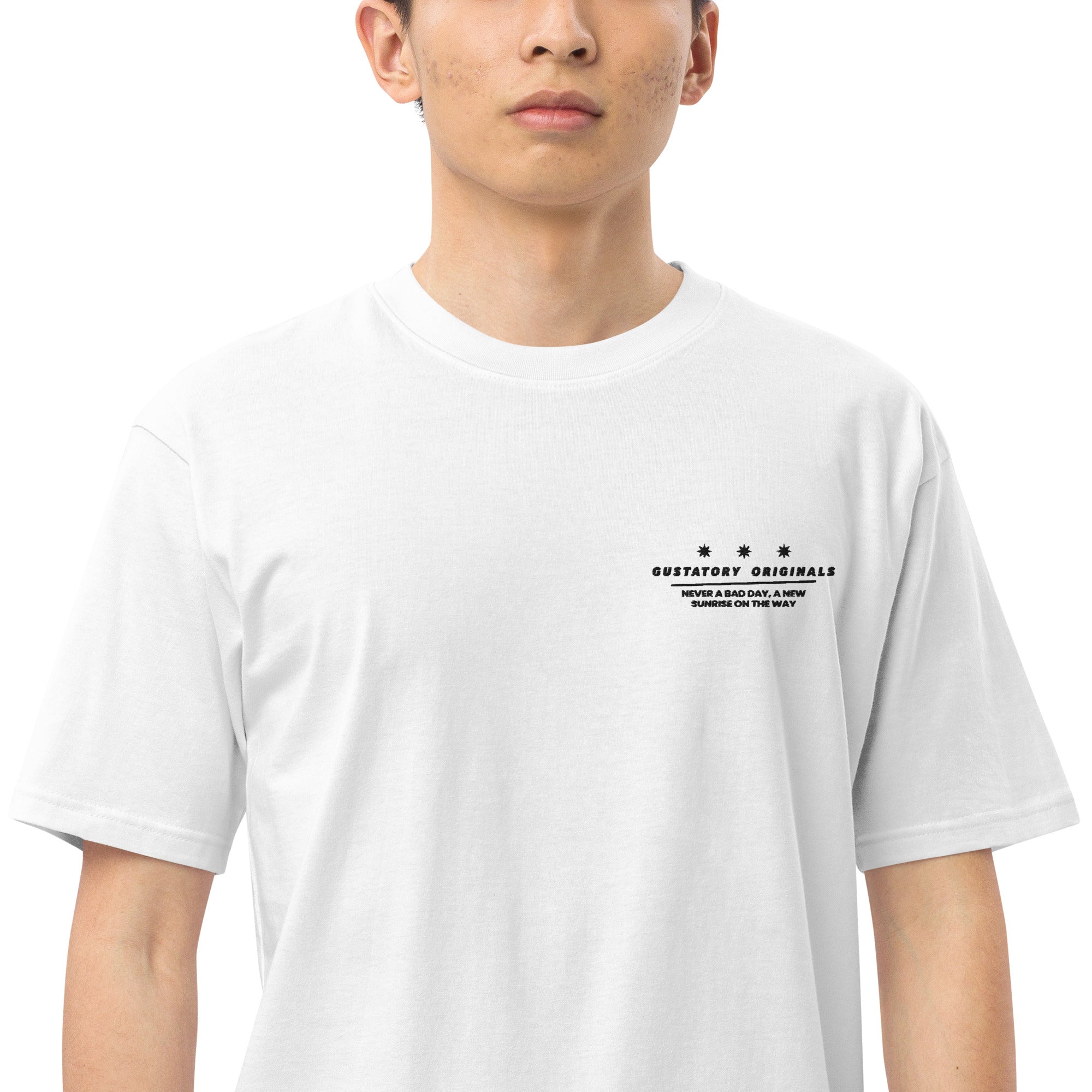GUSTATORY Originals Good Taste... Heavy Cotton Embroidered T-Shirt