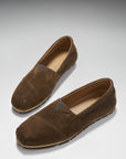 Tyre Sole Espadrilles, brown suede