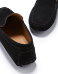 Driving Loafers, black suede
