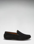 Driving Loafers, black suede