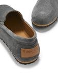 Tyre Sole Espadrilles, charcoal suede