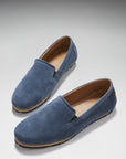 Tyre Sole Espadrilles, denim blue suede