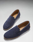 Tyre Sole Espadrilles, navy blue suede